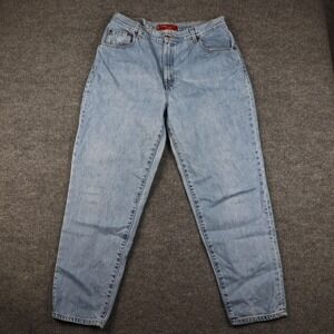 Vintage Levi's 550 Jeans Mens 16 M Light Wash Denim Relaxed Tapered Leg 90s